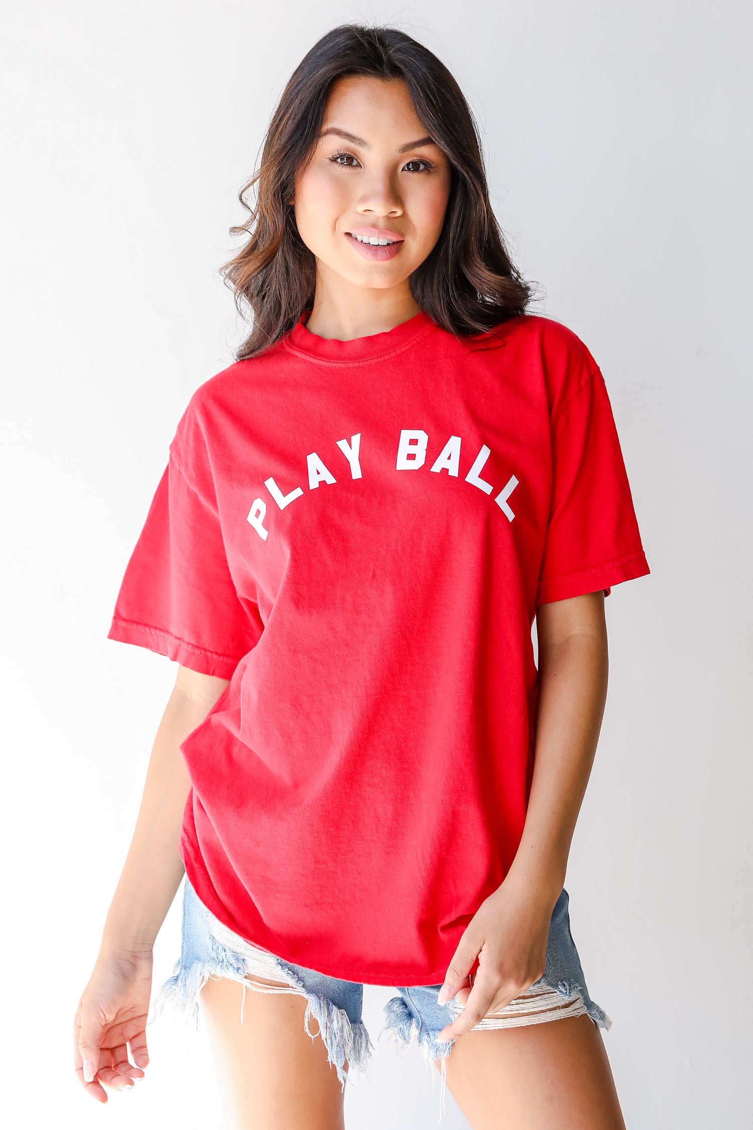 red dress coupons Red Play Ball Graphic Tee – Dress Up