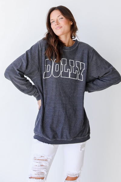 Dolly Corded Pullover on model