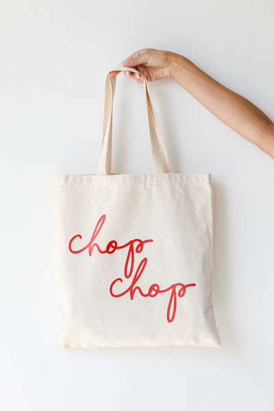 Chop Chop Tote Bag front view