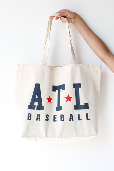 ATL Baseball Star Large Tote Bag from dress up