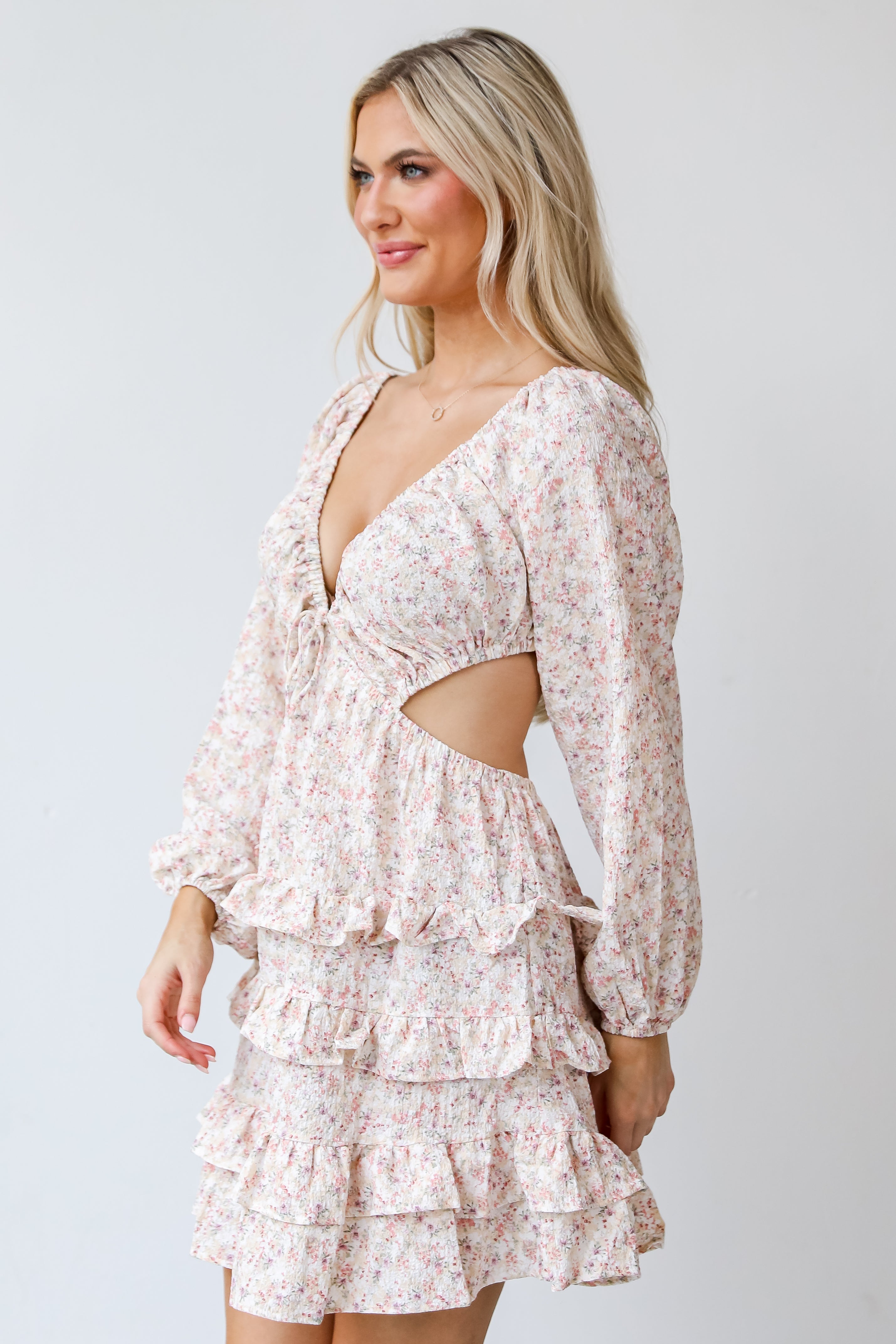 Floral Mini Dress side view