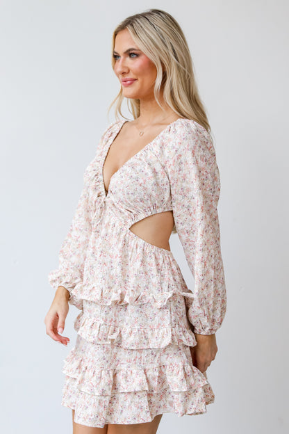 Floral Mini Dress side view