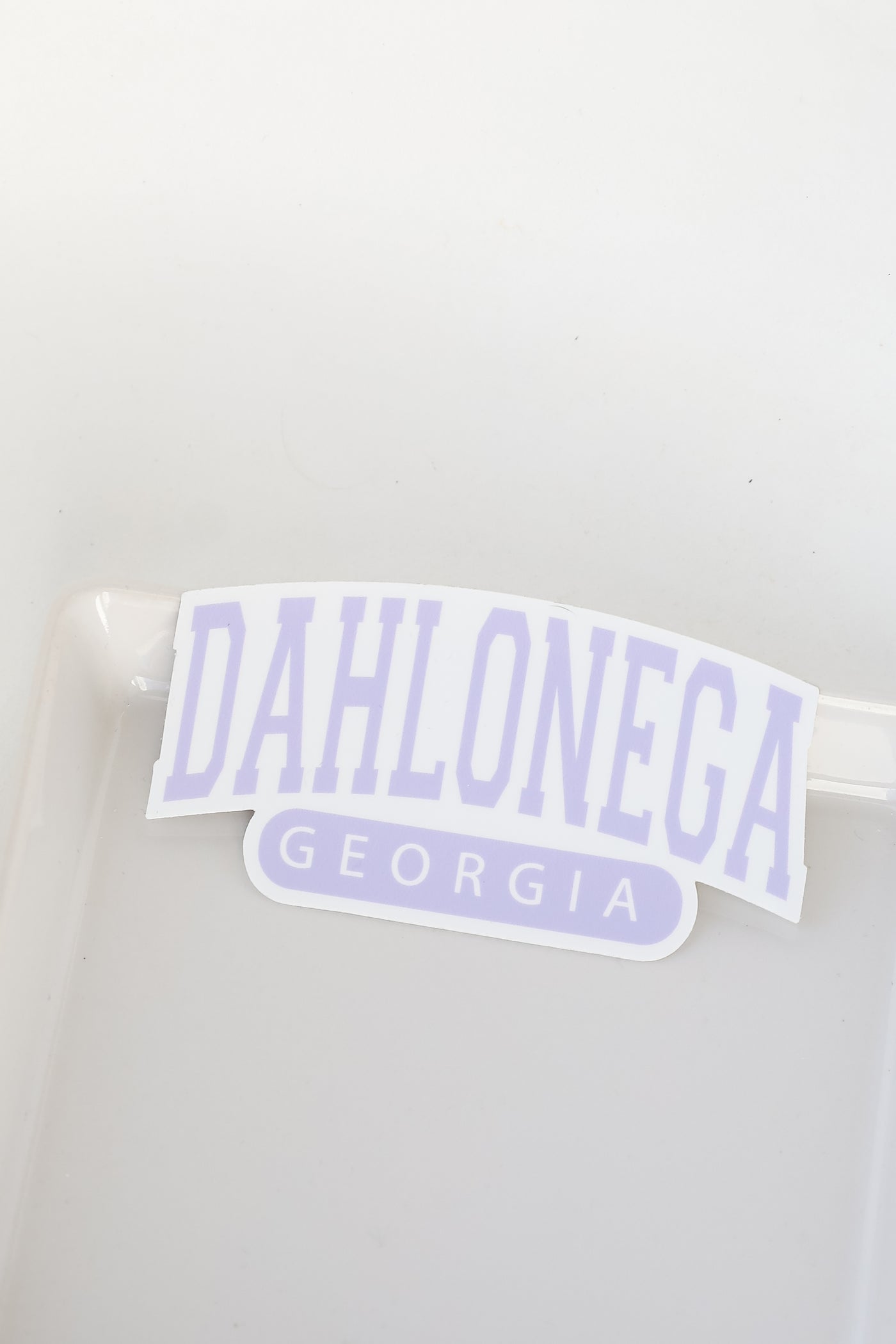 Dahlonega Georgia Sticker in purple