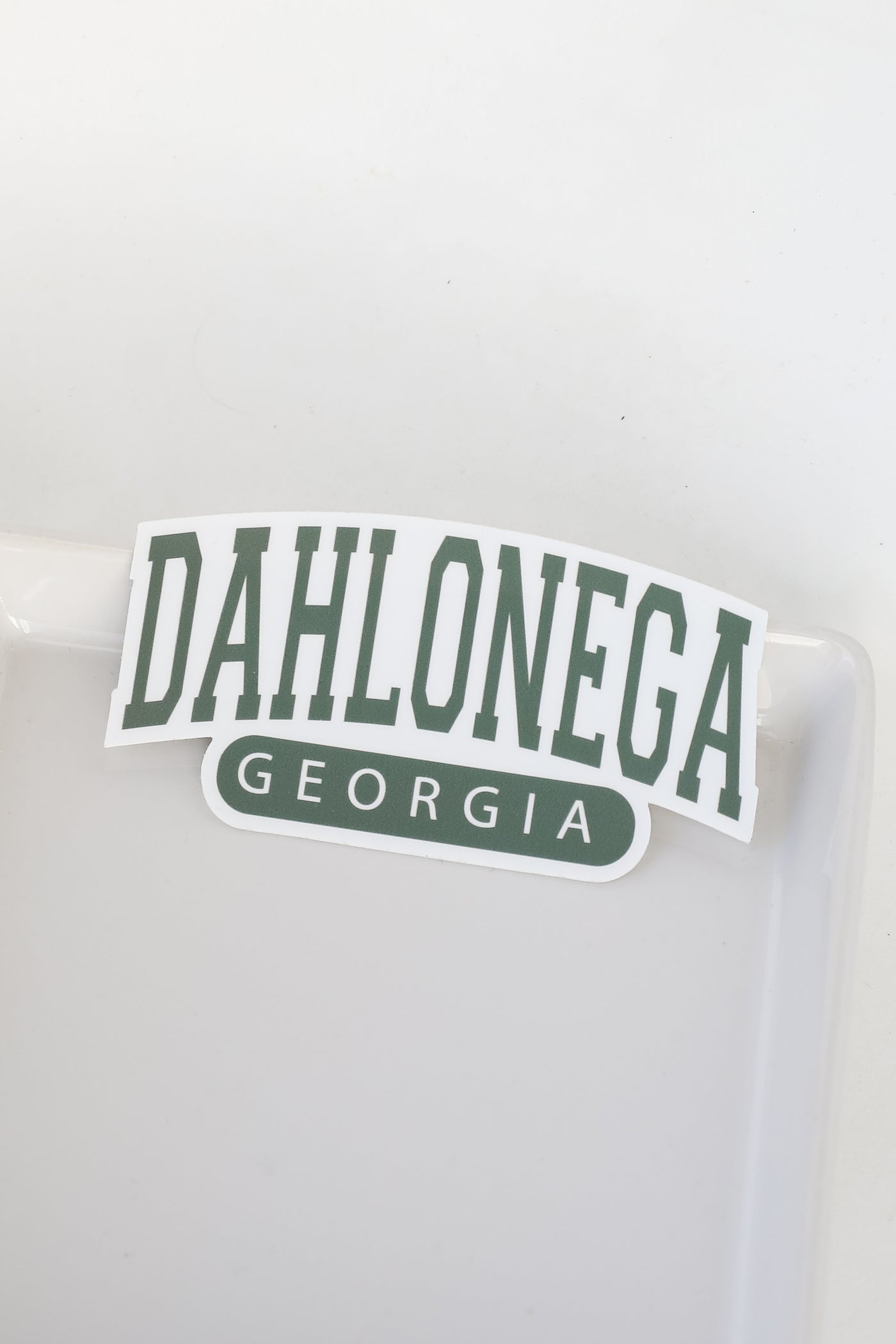 Dahlonega Georgia Sticker in olive