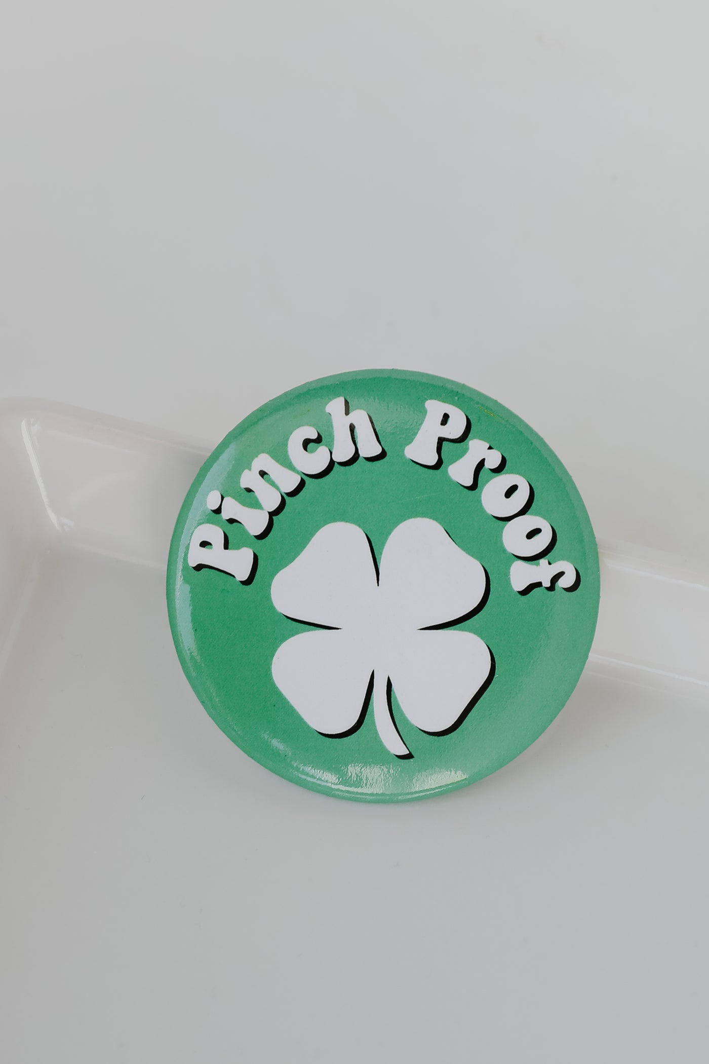 Pinch Proof Button in green