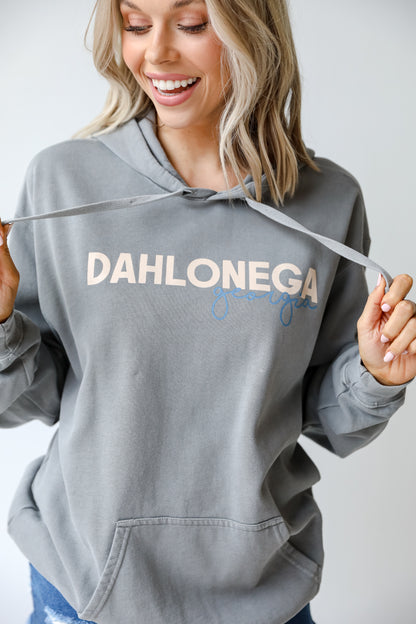 Grey Dahlonega Georgia Mountain Hoodie