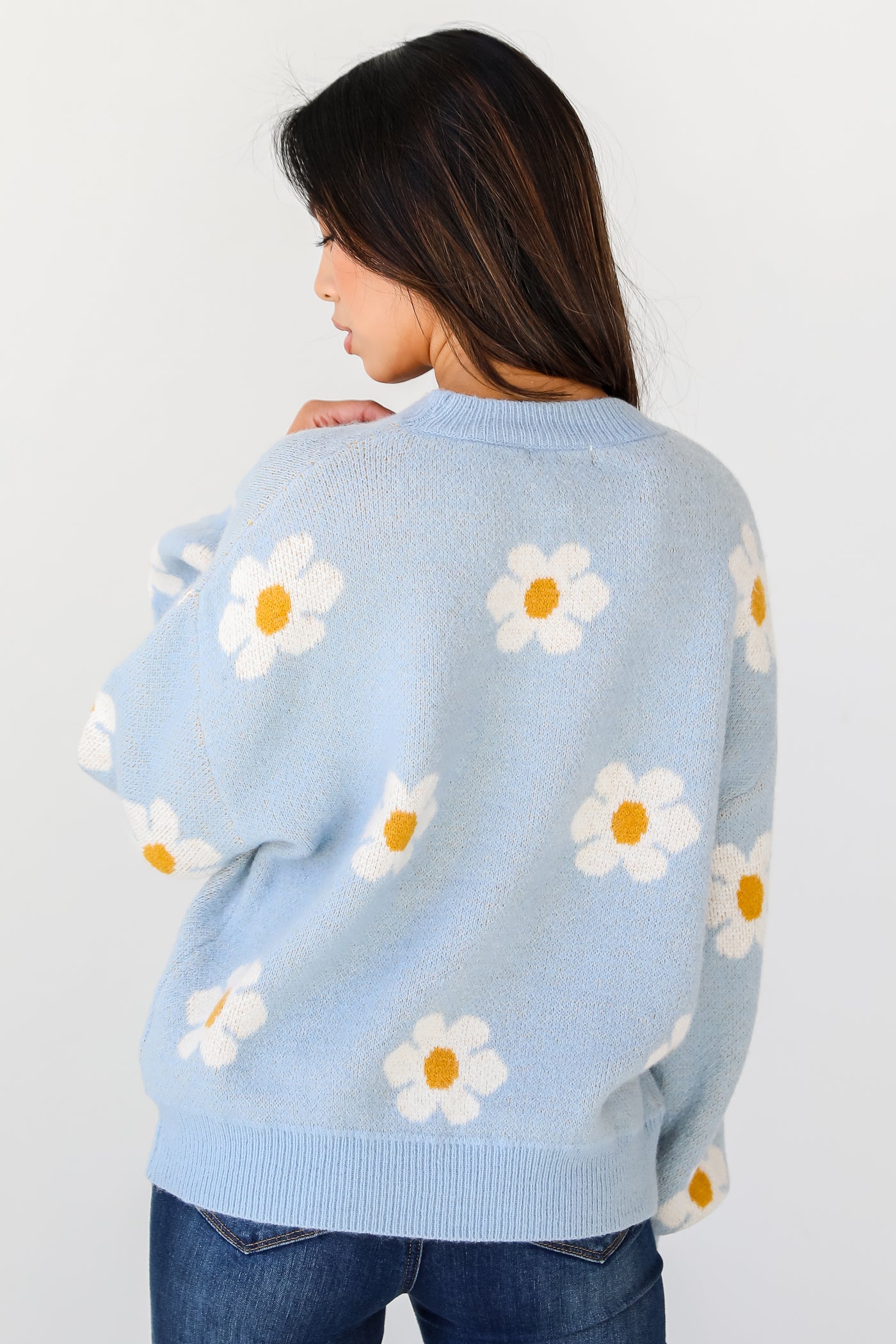 Daisy Sweater back view