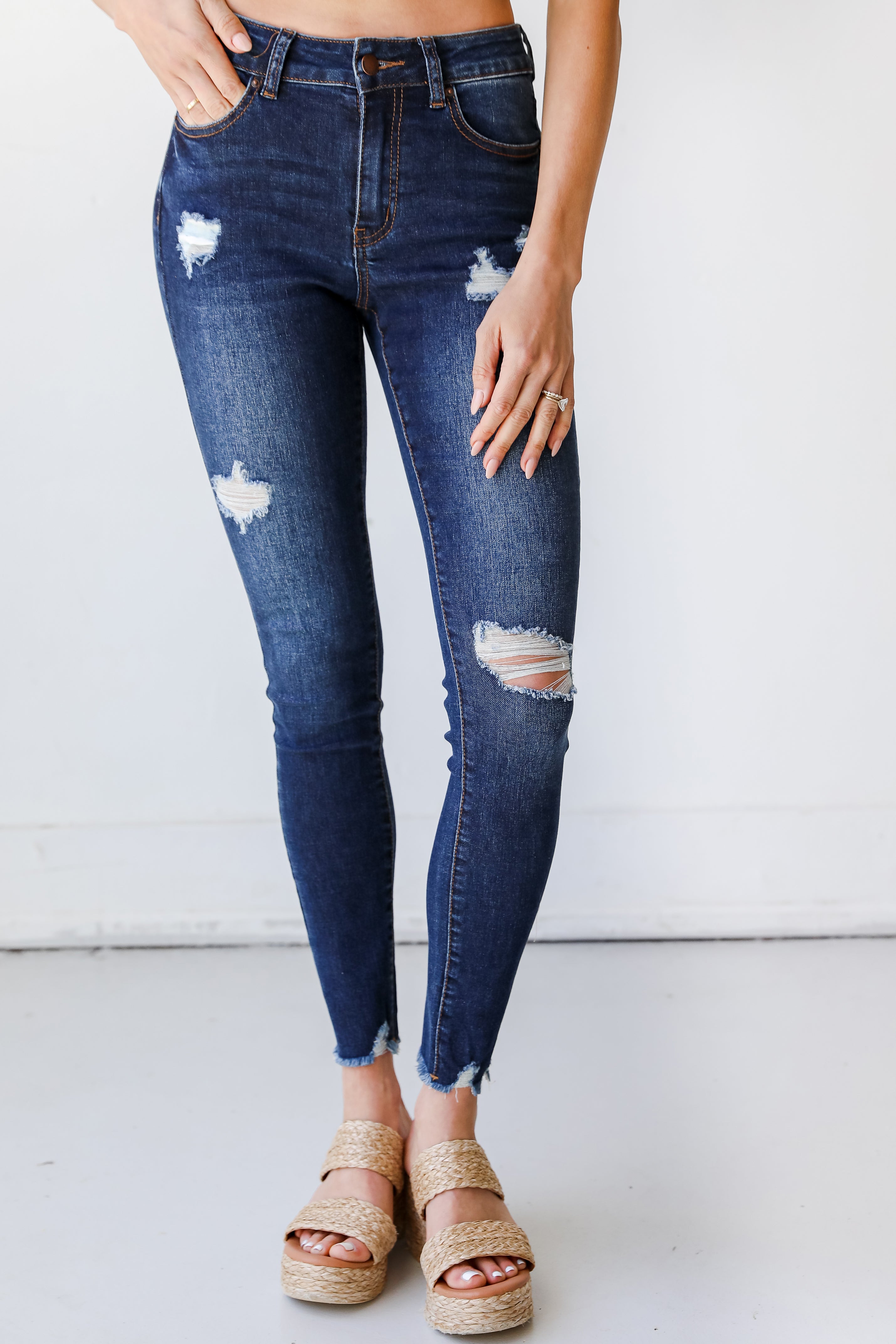 Distressed Skinny Jeans