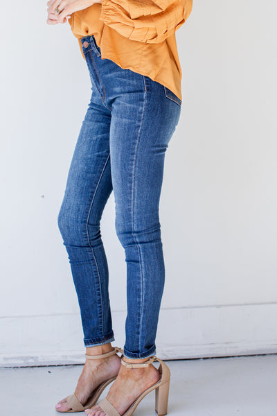 High-Rise Skinny Jeans side view