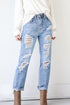 Distressed Boyfriend Jeans
