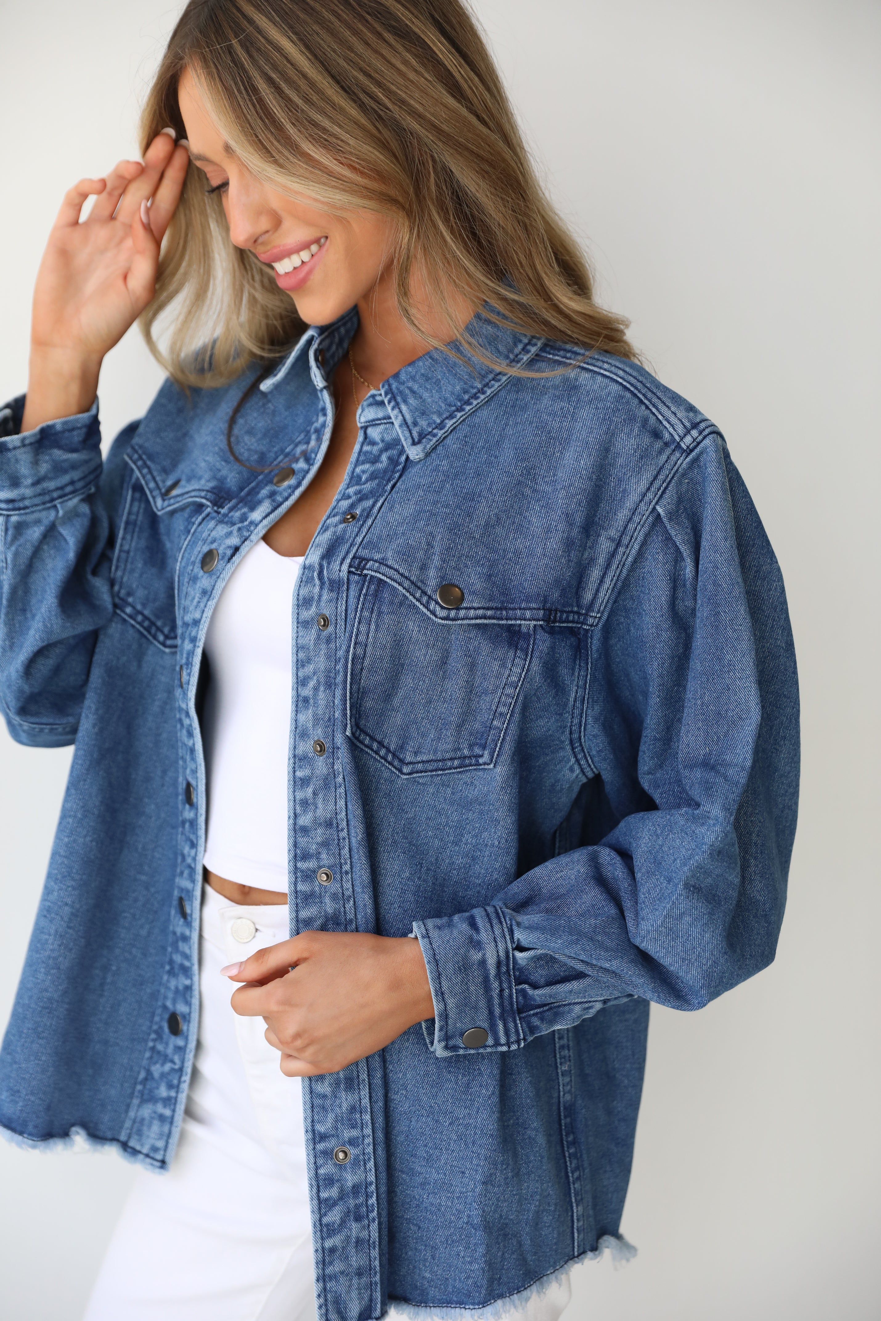 Denim Jacket side view