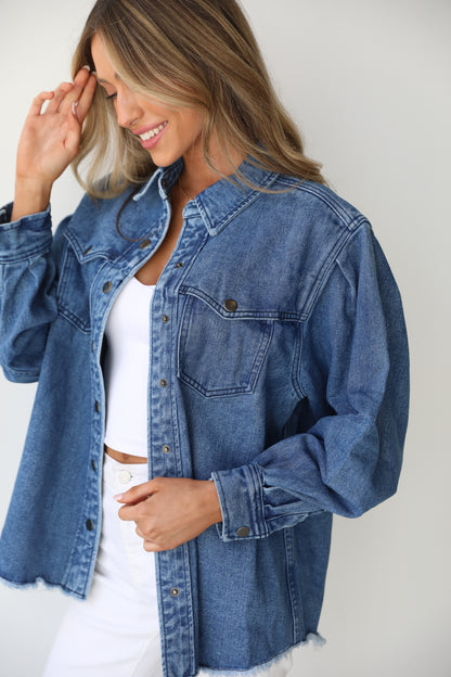 Denim Jacket side view