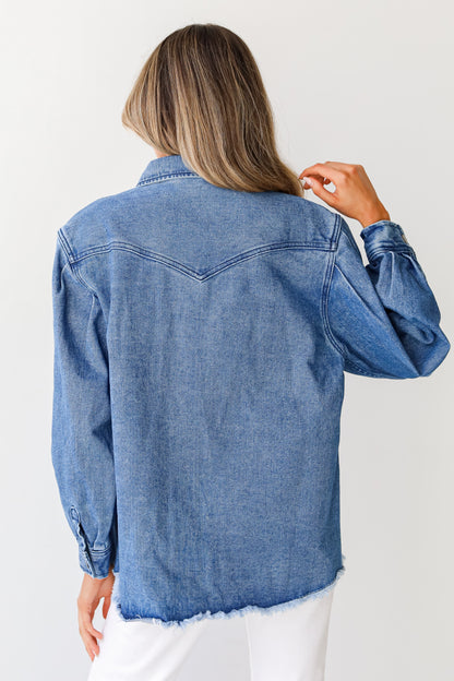 Denim Jacket back view
