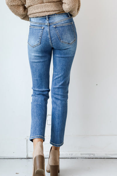 Straight Leg Jeans back view