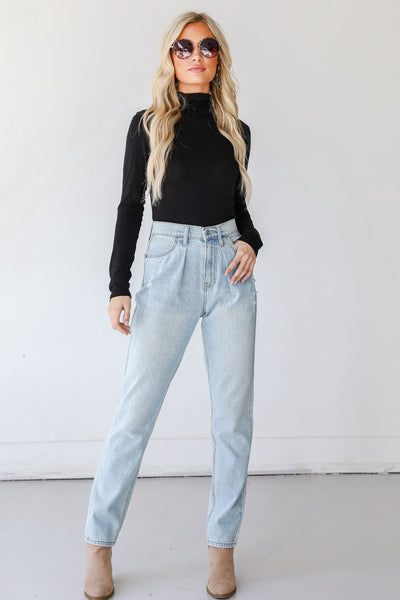 High-Rise Straight Leg Jeans from dress up