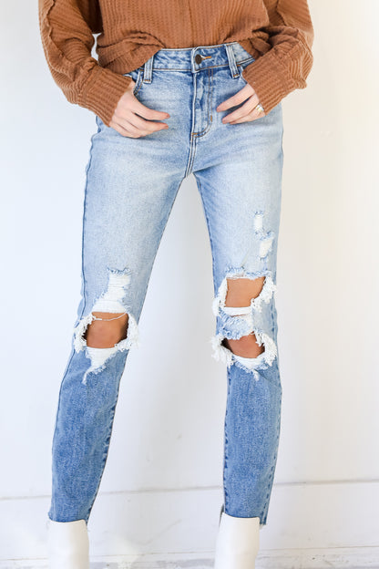 Distressed Skinny Jeans