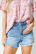 Distressed Denim Shorts