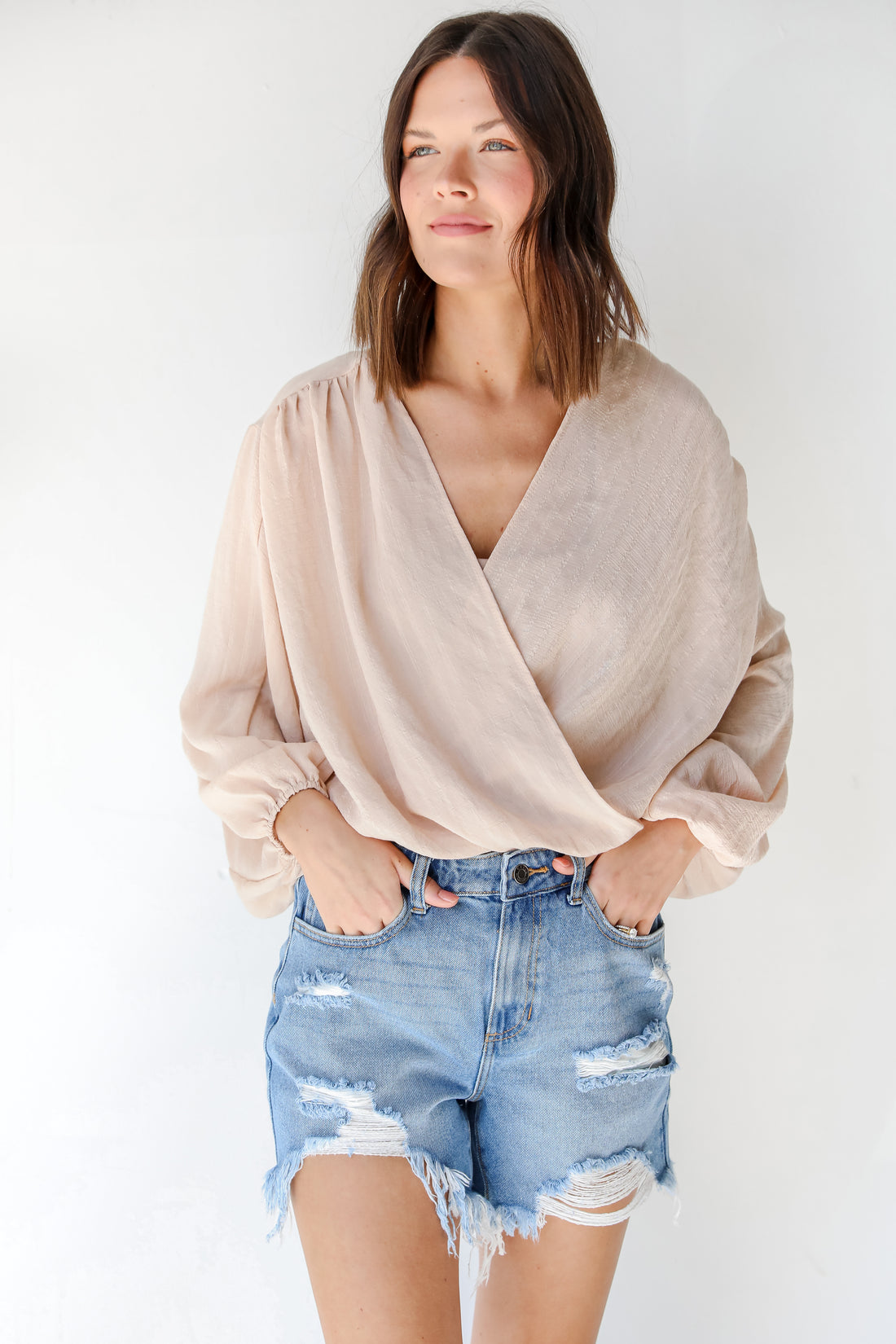 Distressed Denim Shorts from dress up