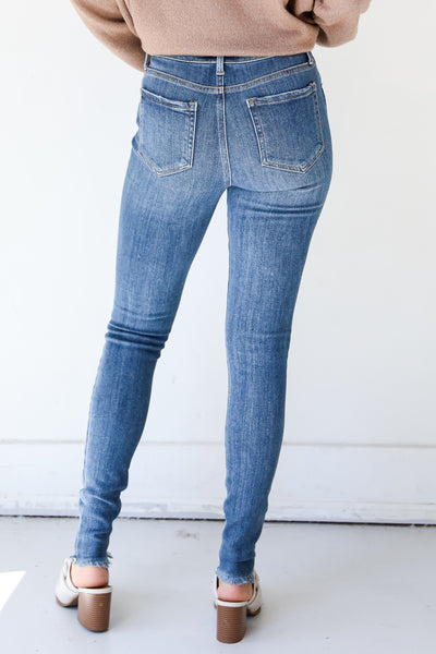 Distressed Skinny Jeans back view