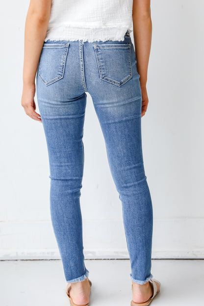 Distressed Skinny Jeans back view
