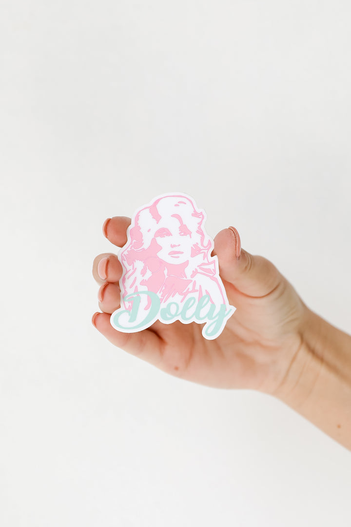 Dolly Parton Sticker close up