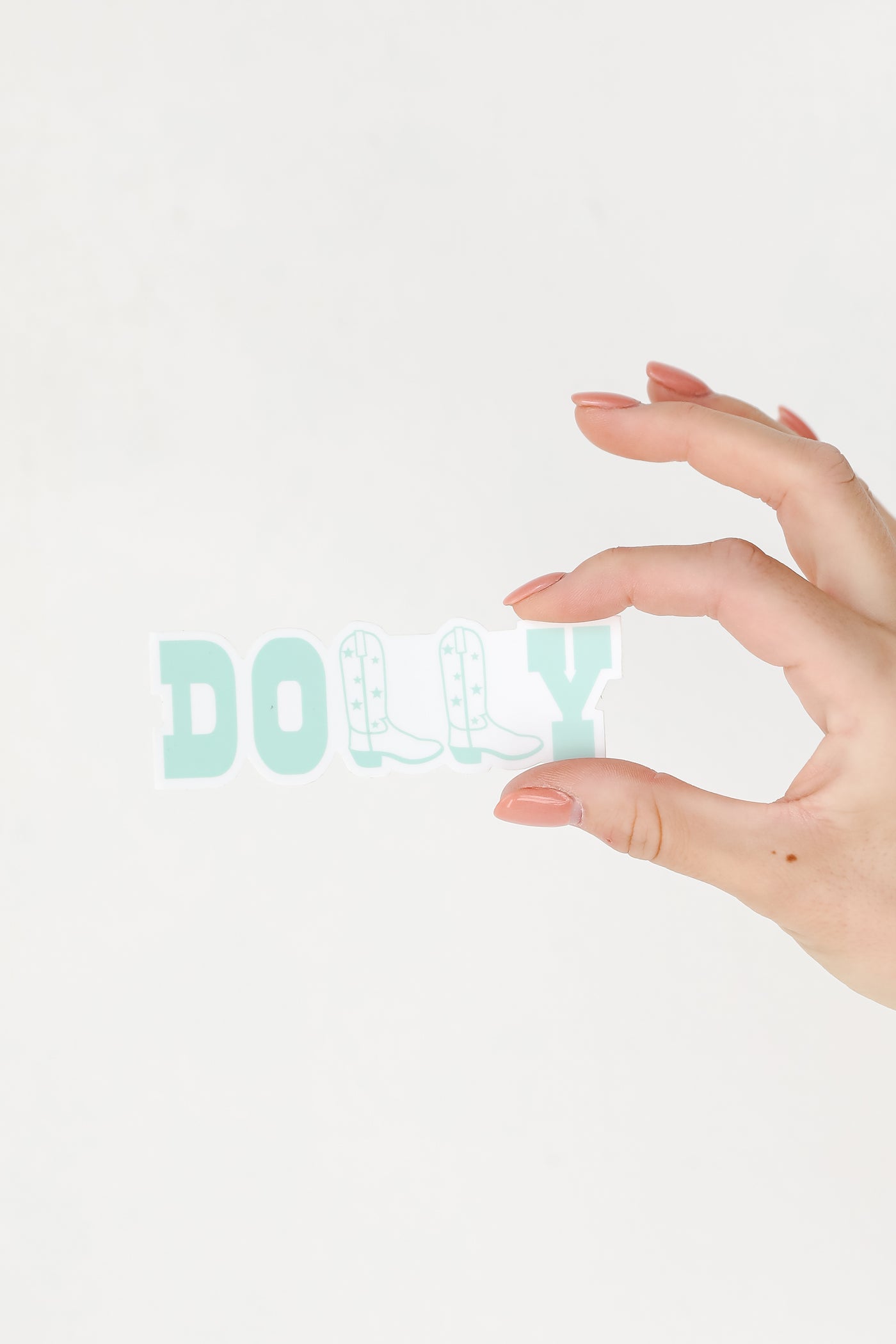 Dolly Boots Sticker in mint