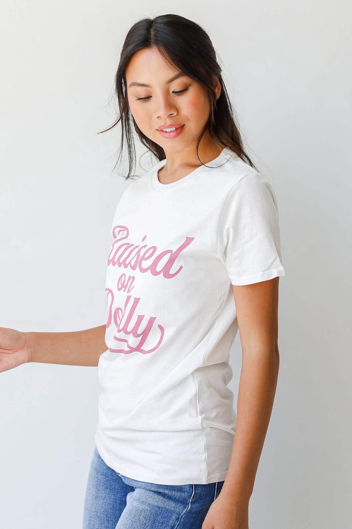 Raised On Dolly Tee side view