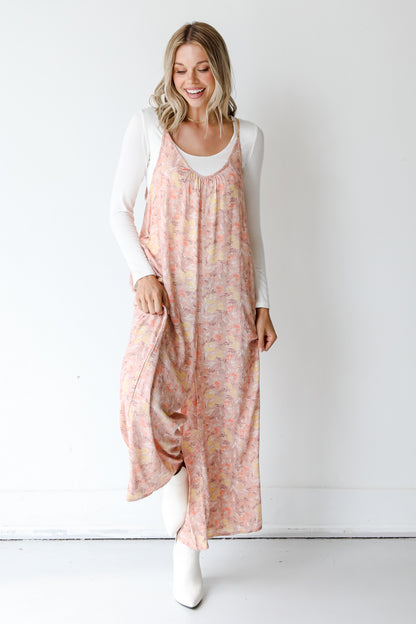 Floral Jumpsuit front view