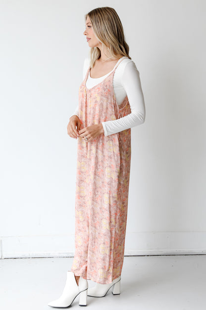 Floral Jumpsuit side view