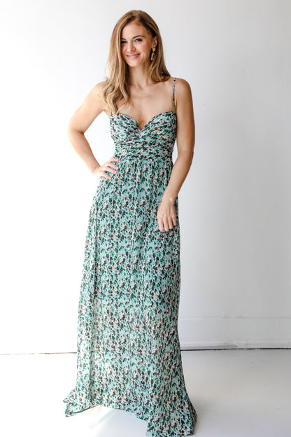 Floral Maxi Dress front view