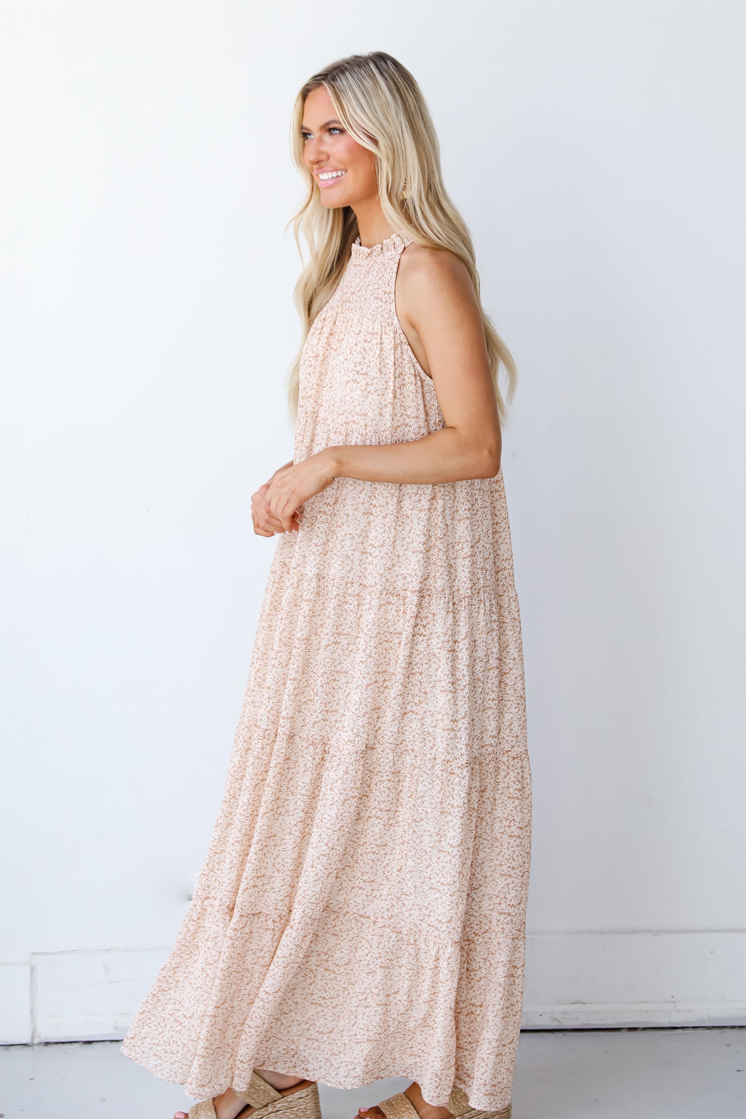 Floral Maxi Dress side view