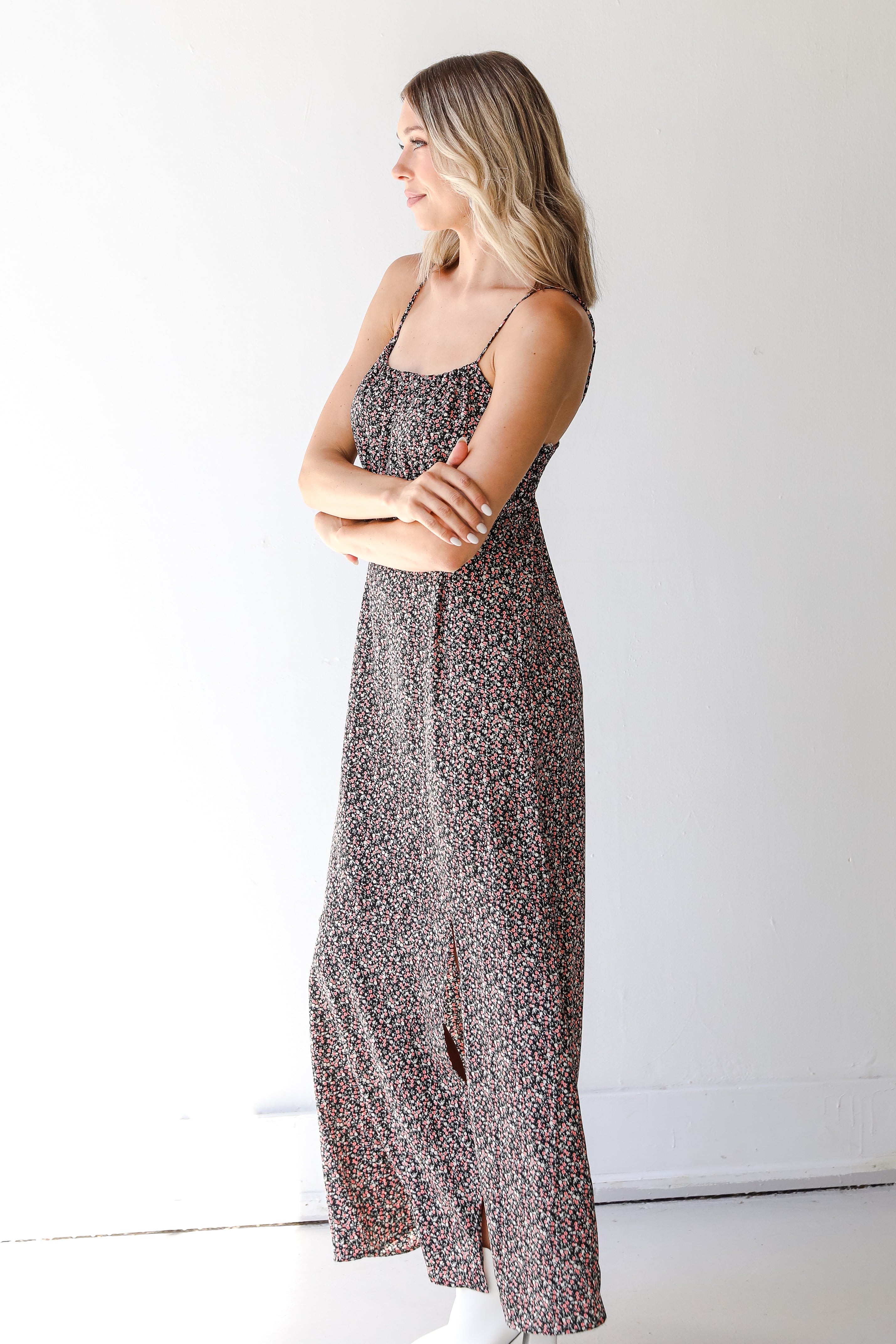 Floral Maxi Dress side view