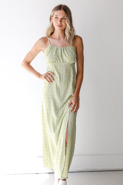 Floral Maxi Dress on model