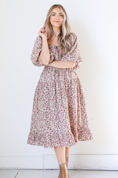 Floral Midi Dress
