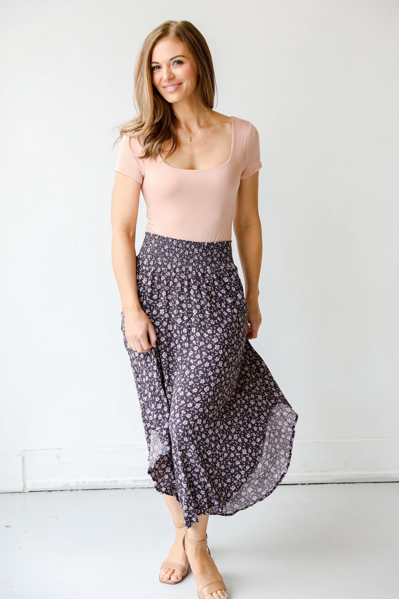Floral Midi Skirt from dress up