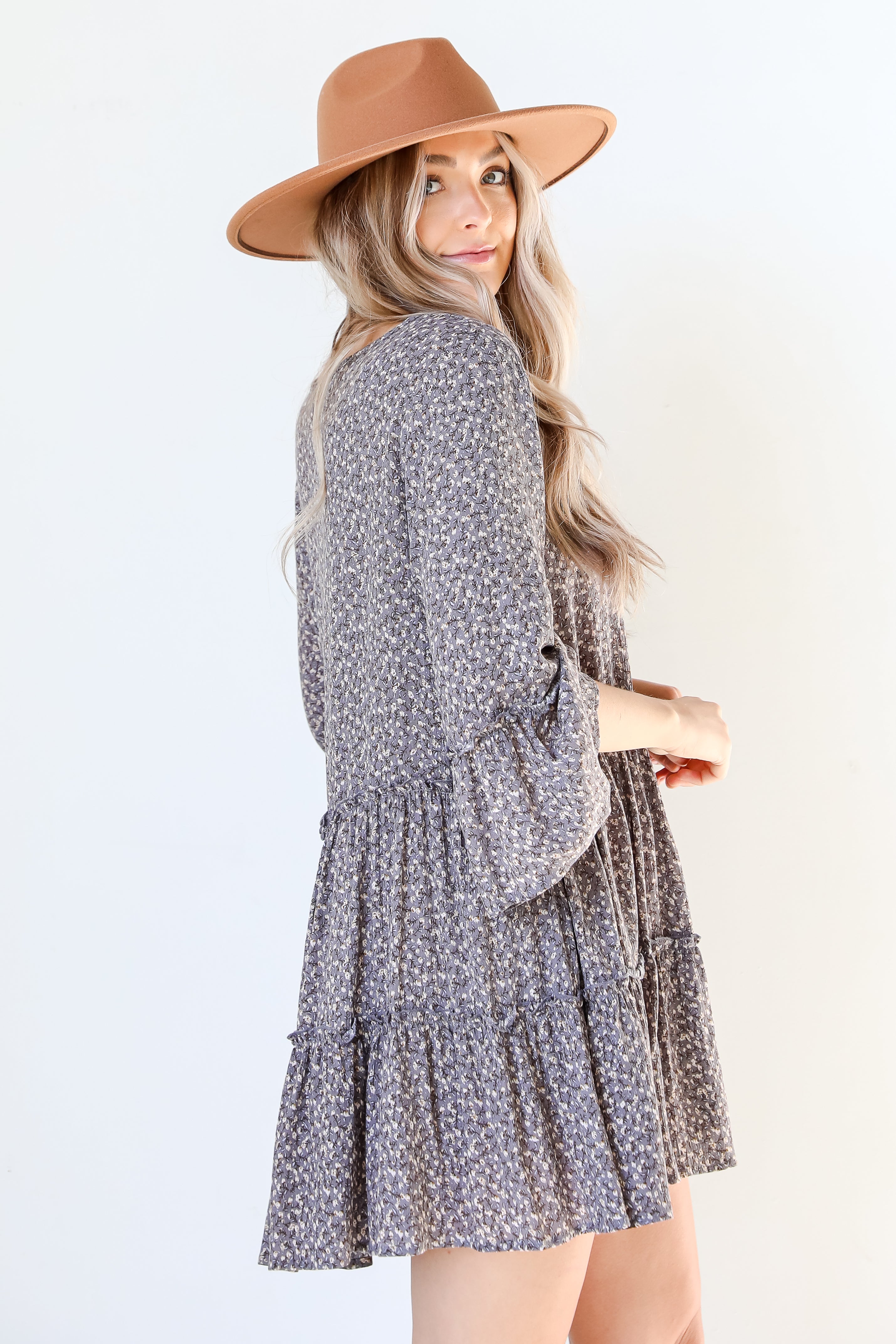 Floral Mini Dress side view