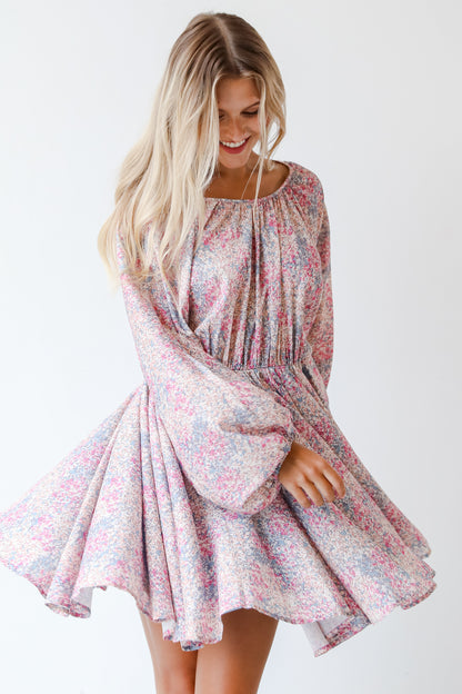 Floral Mini Dress front view