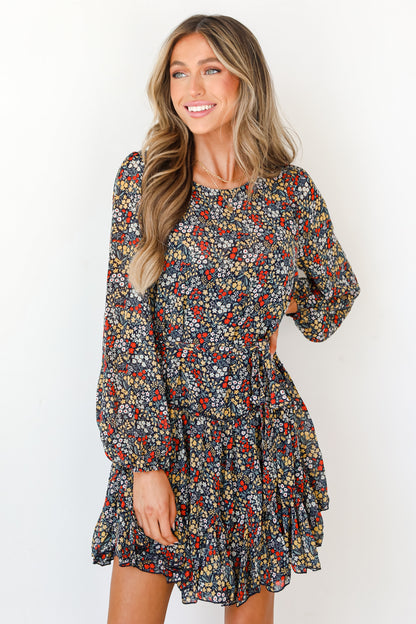 Floral Mini Dress close up