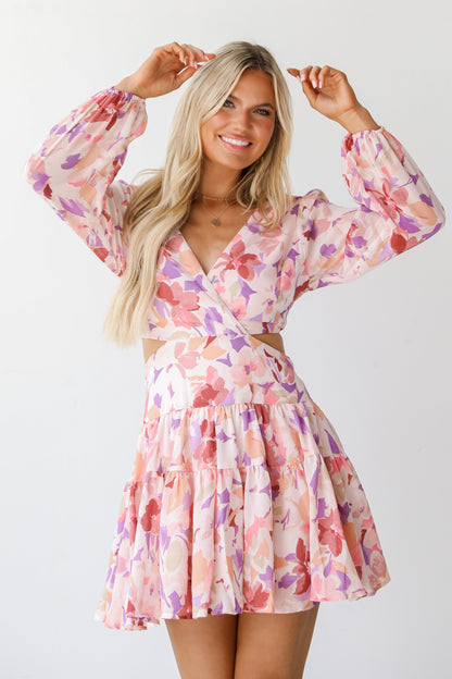 Floral Mini Dress front view