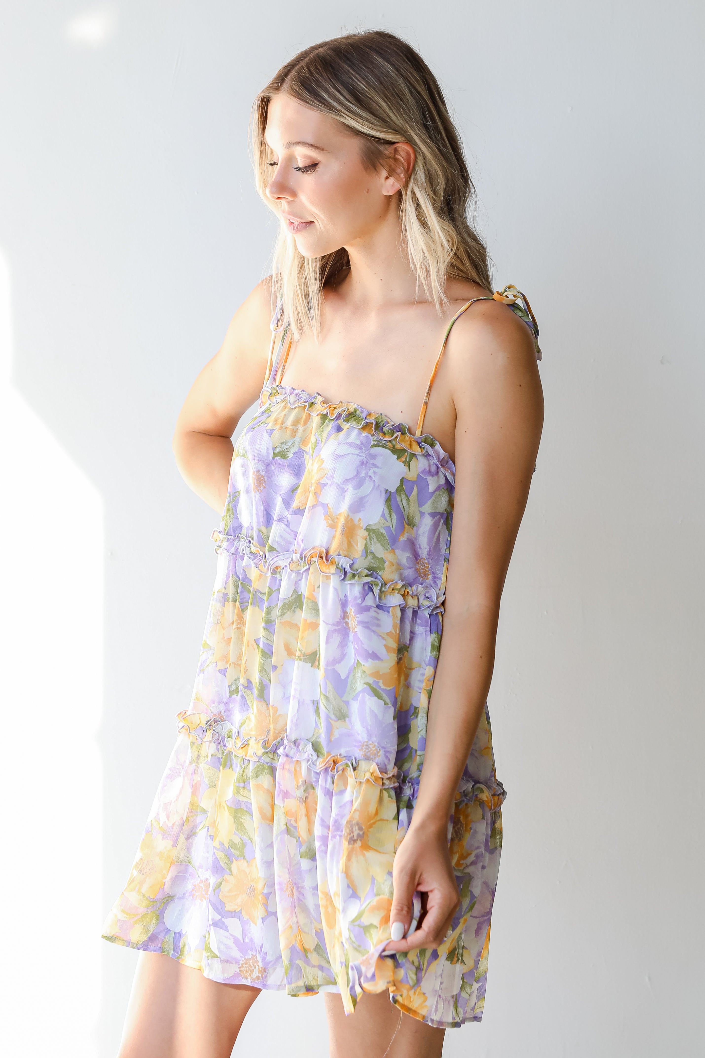 Floral Mini Dress side view