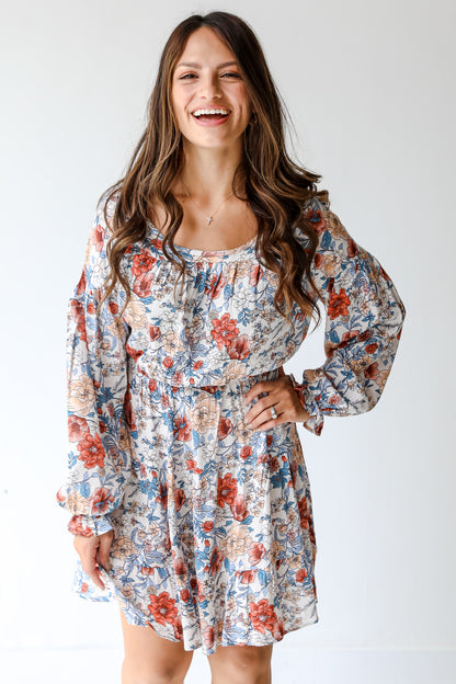 Floral Mini Dress front view