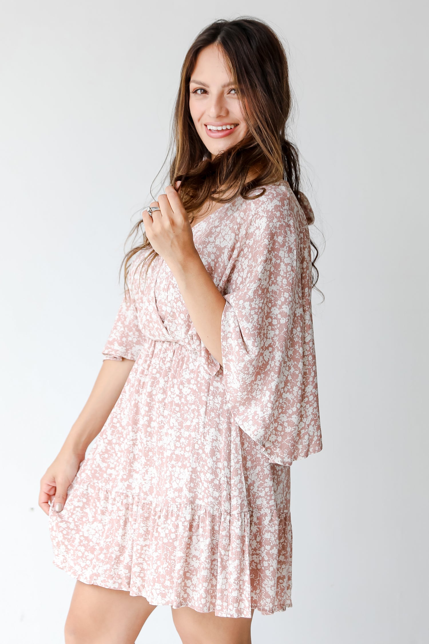 Floral Mini Dress side view