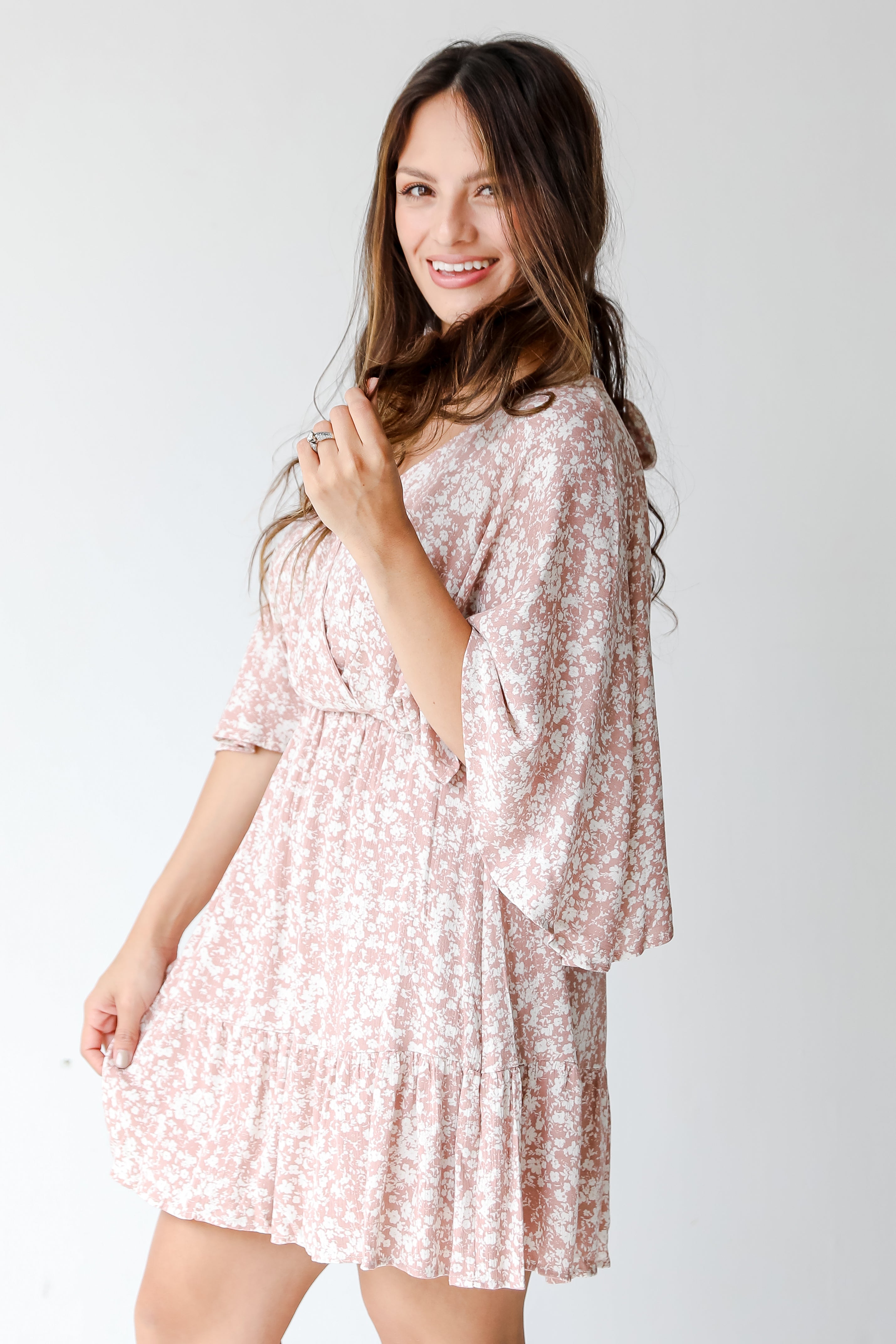 Floral Mini Dress side view