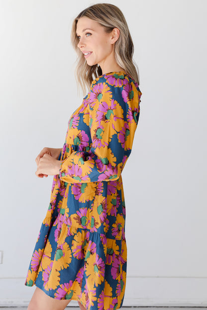 Floral Mini Dress side view