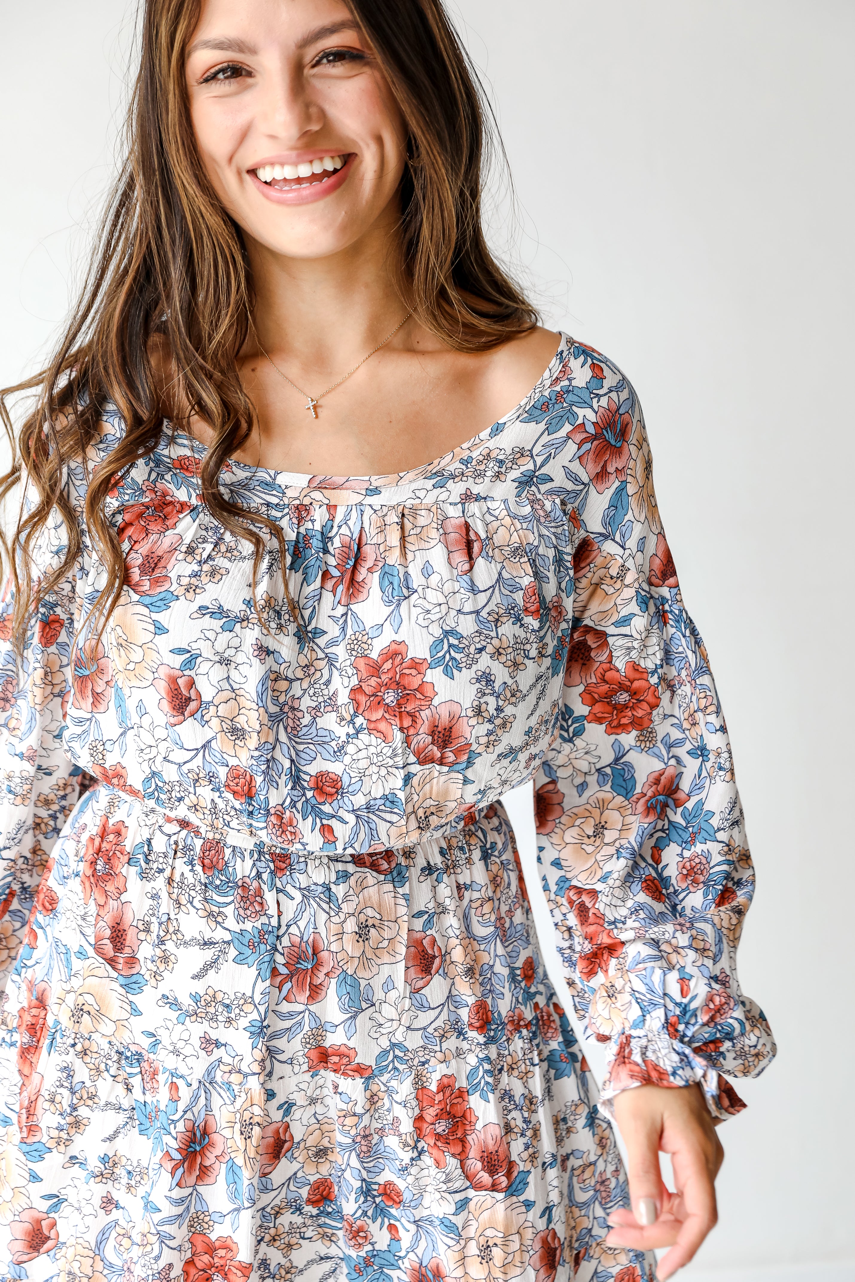 Floral Mini Dress close up