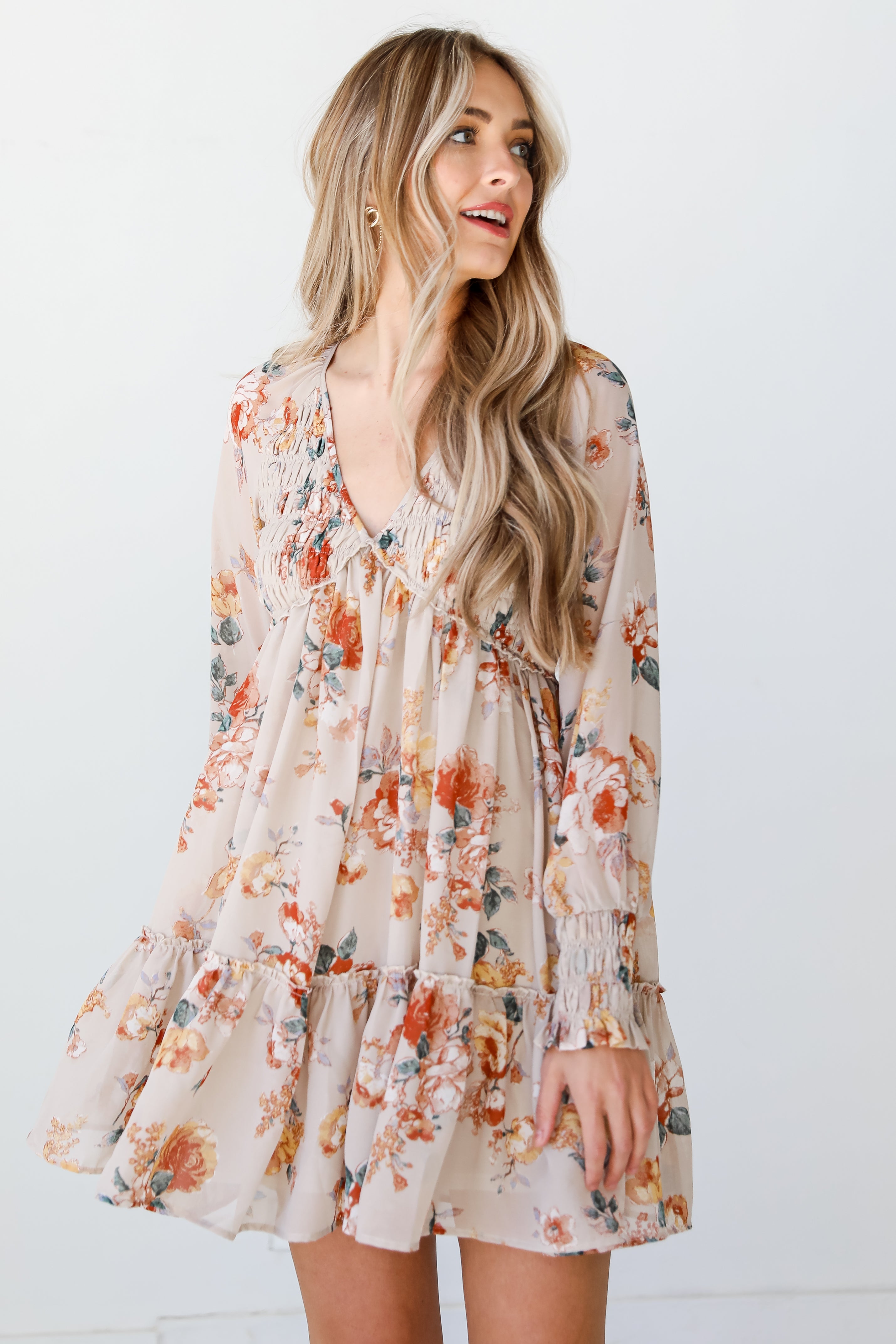Floral Mini Dress