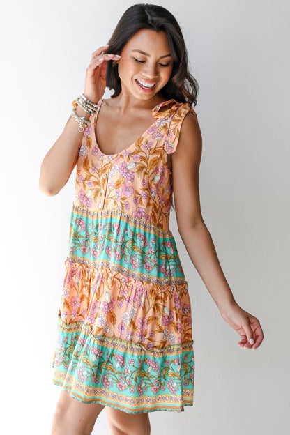 Floral Mini Dress from dress up