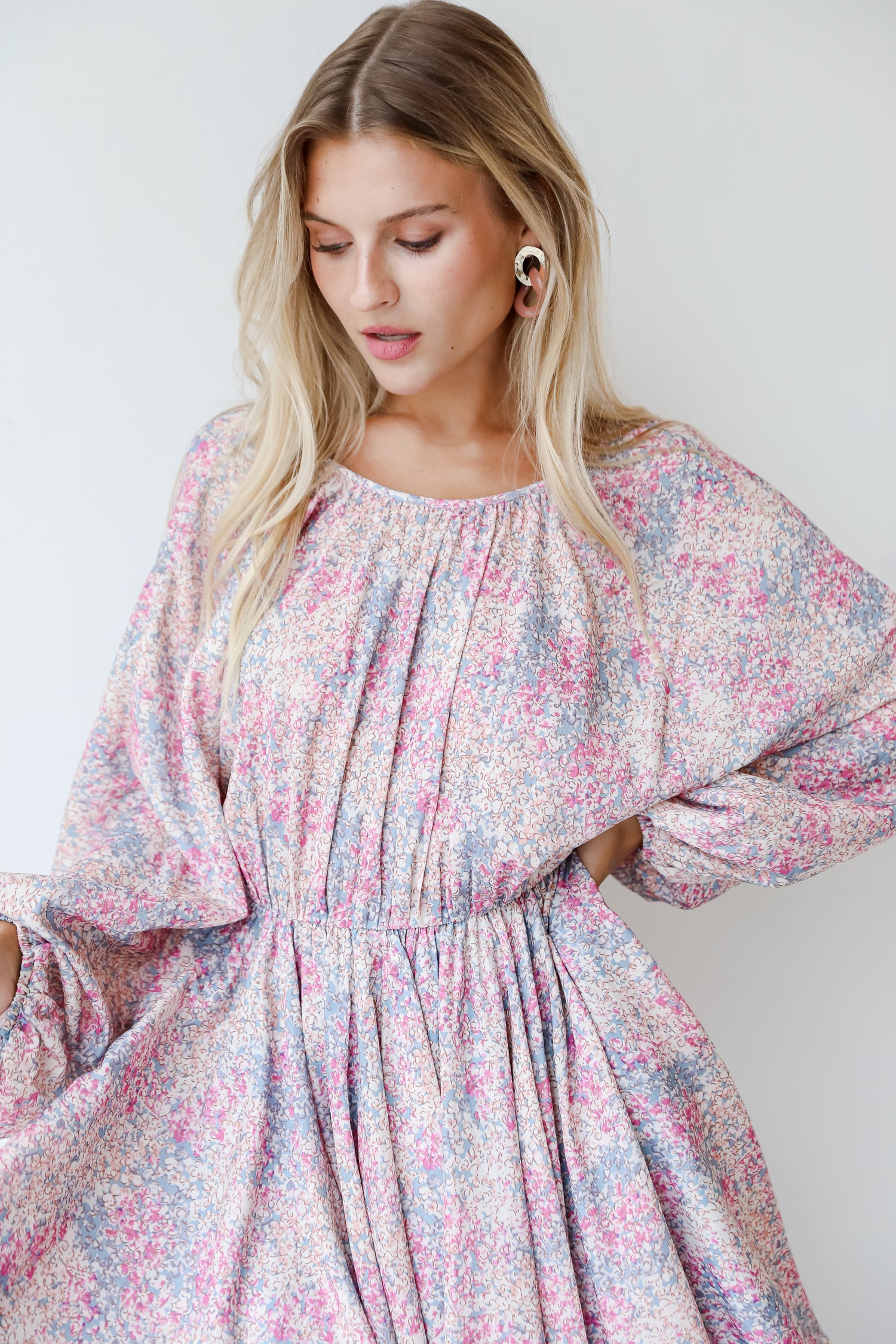 Floral Mini Dress close up