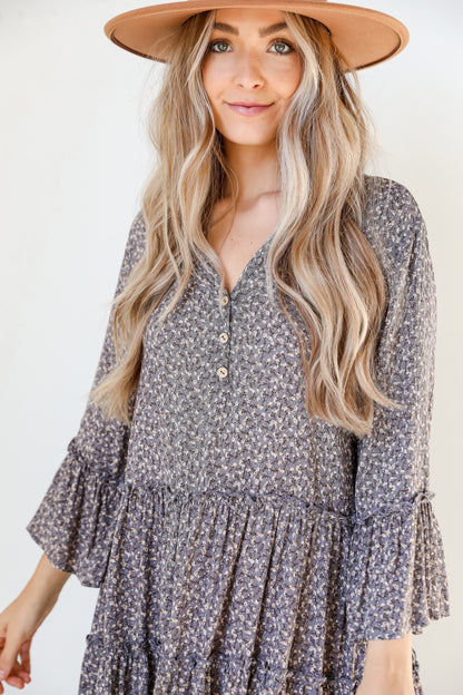 Floral Mini Dress close up