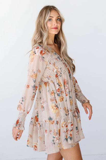 Floral Mini Dress side view